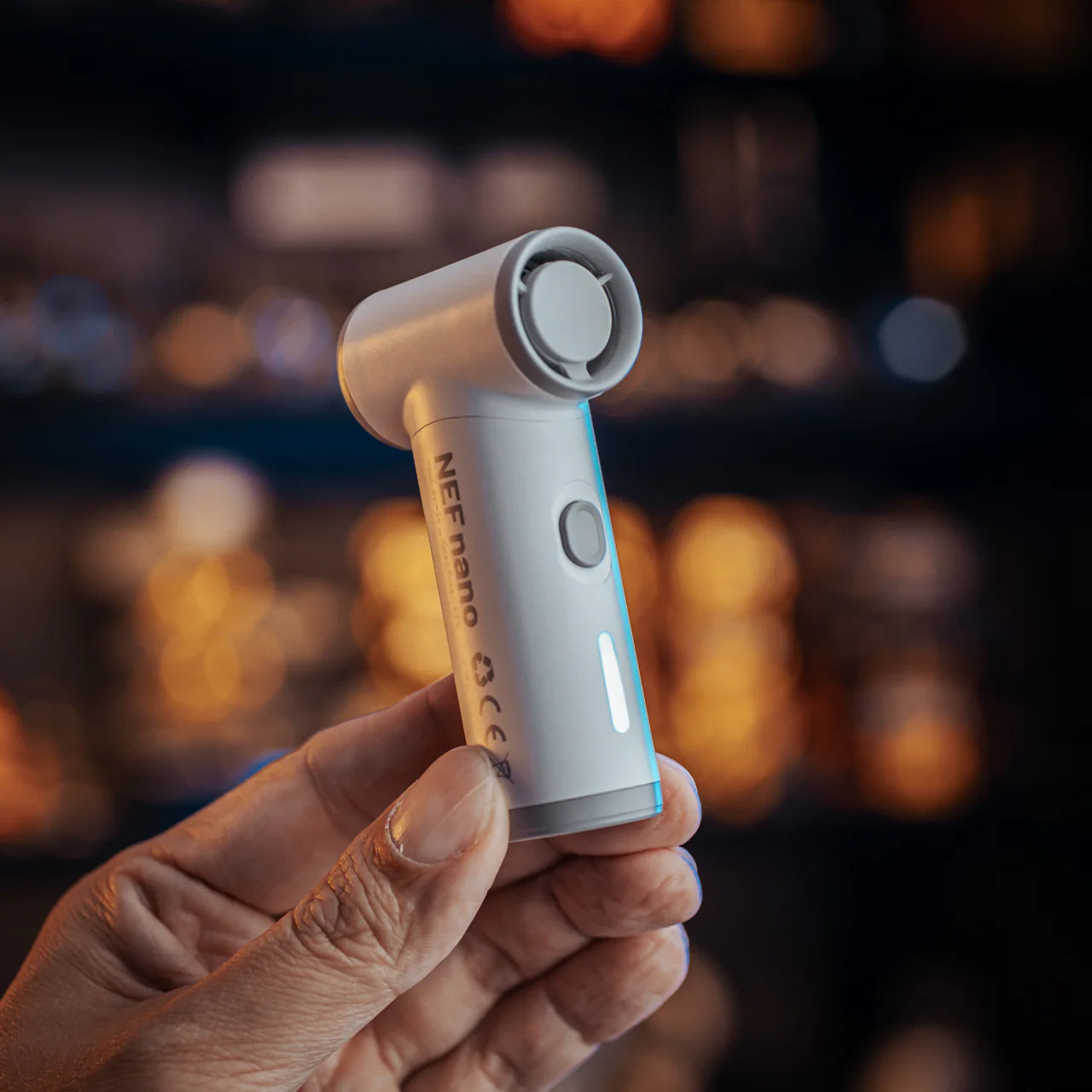 NEF Nano - Palm-Sized High-Speed Handheld Fan