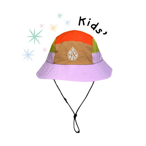KIDS 5-Panel Bucket Hat - Grape
