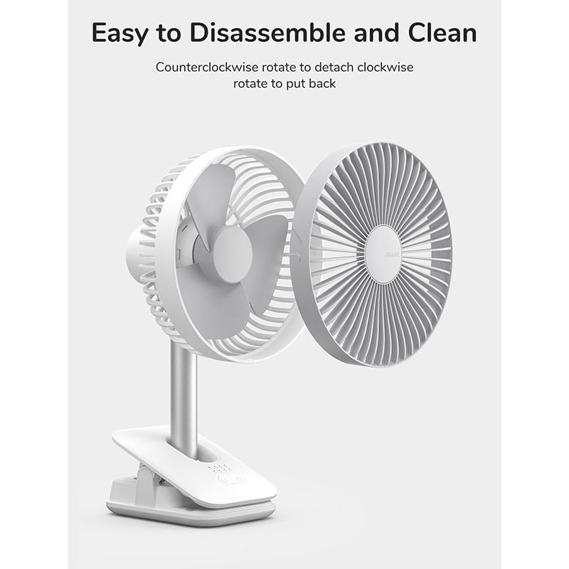 Jisulife Clip-on Type Oscillating Fan (ClipFan Life7)