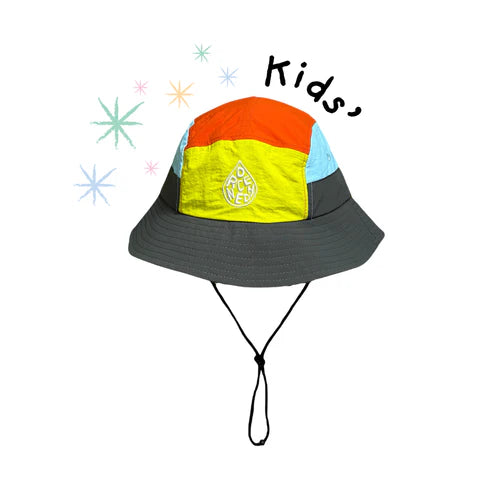 KIDS 5-Panel Bucket Hat - Charcoalstrike