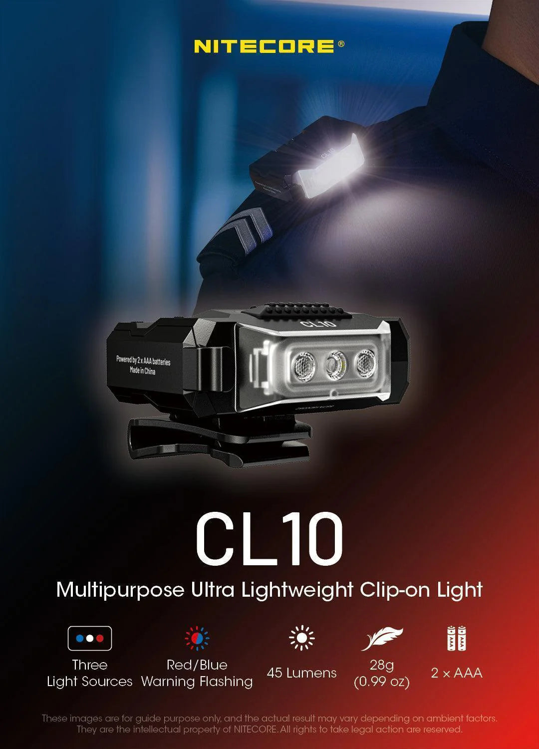 CL10 - 45 lumens