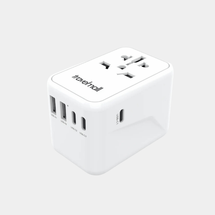 Travelmall GaN 65W PD High Performance 6 USB Travel Adaptor