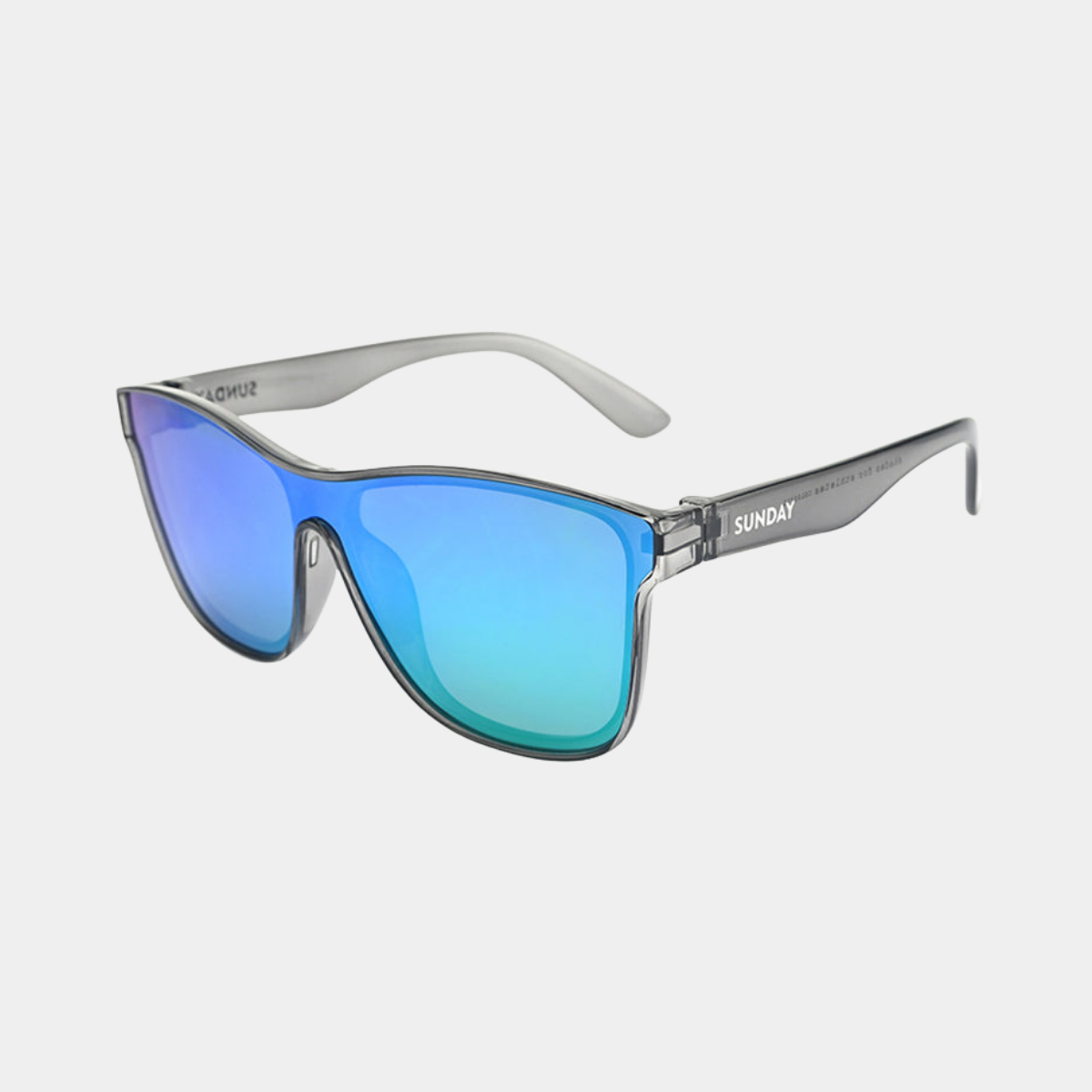 Neon Reflections Flare Sunglasses