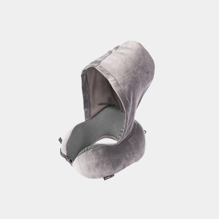 Travelmall Foldable Memory Foam Pillow with Hood