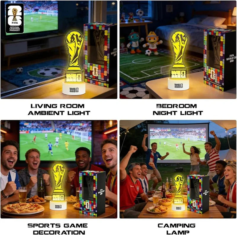FIFA World Cup 2026 Acrylic Lamp with Changing Light