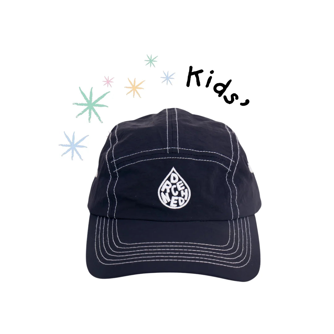 KIDS 5 Panel Cap - Midnight