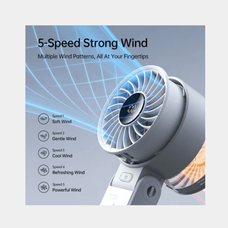 JISULIFE HANDHELD FAN LIFE7 5000MAH