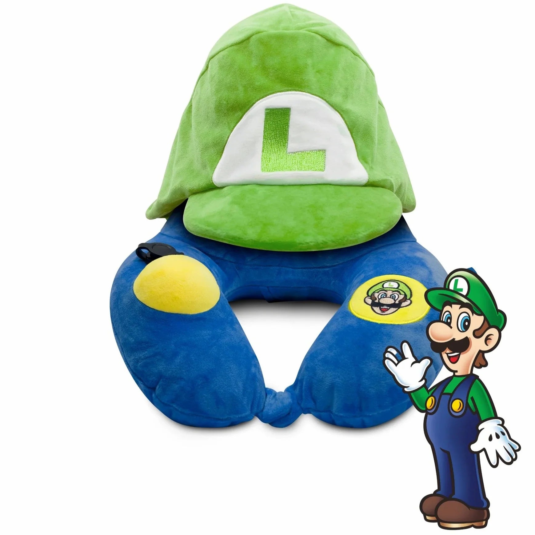 Travelmall Nintendo Super Mariod 3D Pump Pillow With Hood