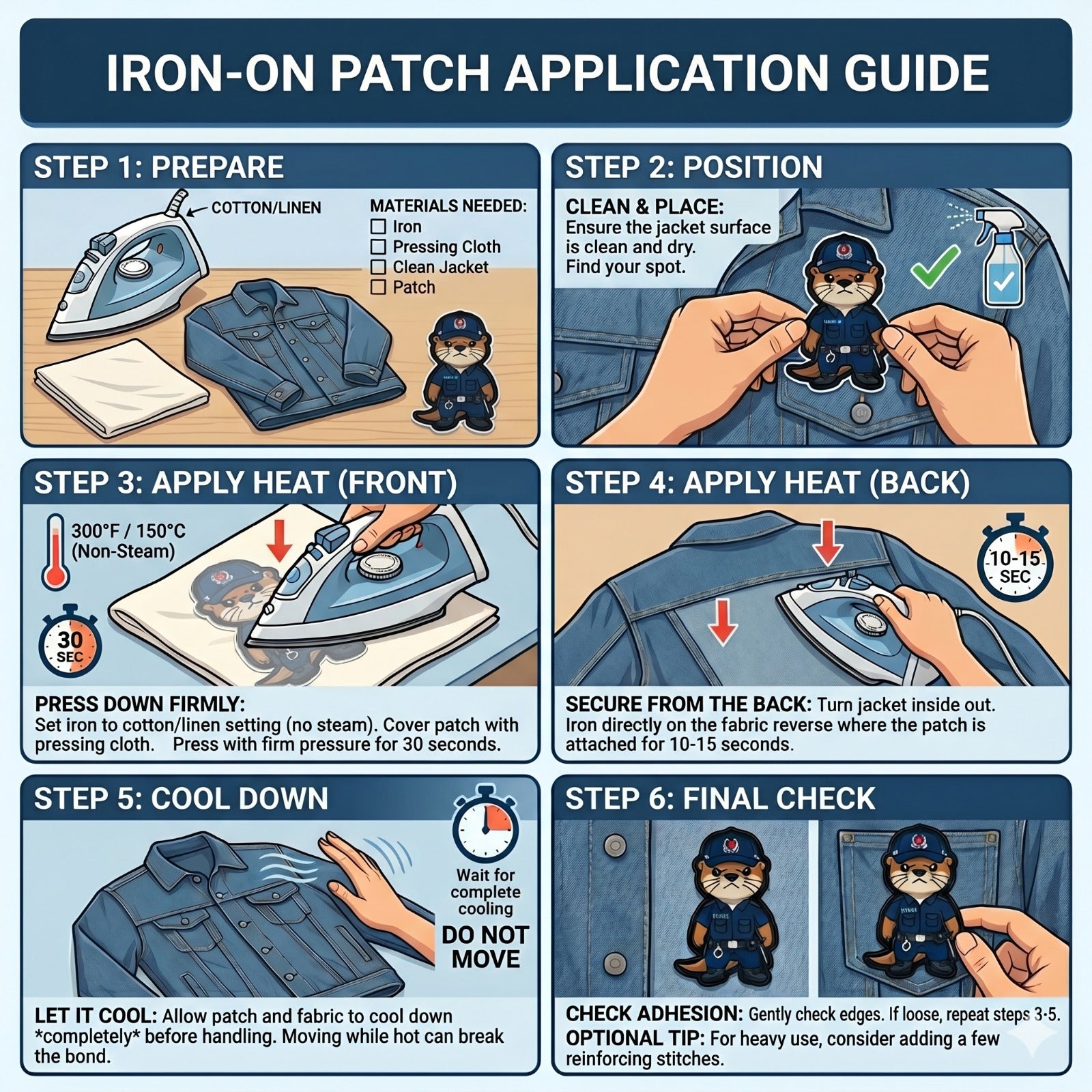 Black Stealth Iron On Patch - Warrant Officer Dobhar-chú™