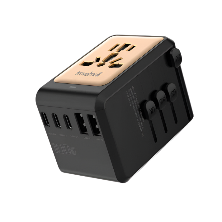 Travelmall GaN 100W PD High Performance 6 USB Travel Adaptor