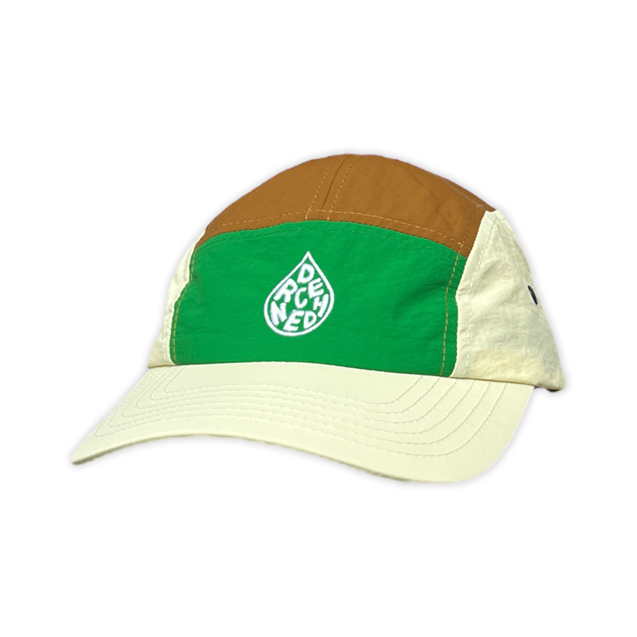 5 Panel Cap - White