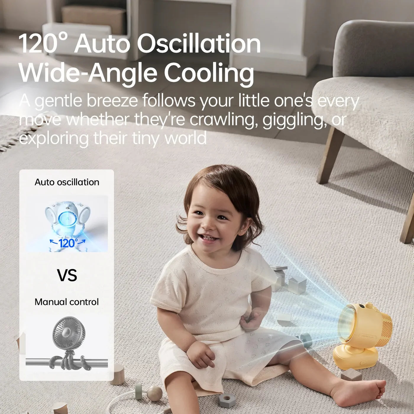 Jisulife Stroller Fan Life 3 5000mAh