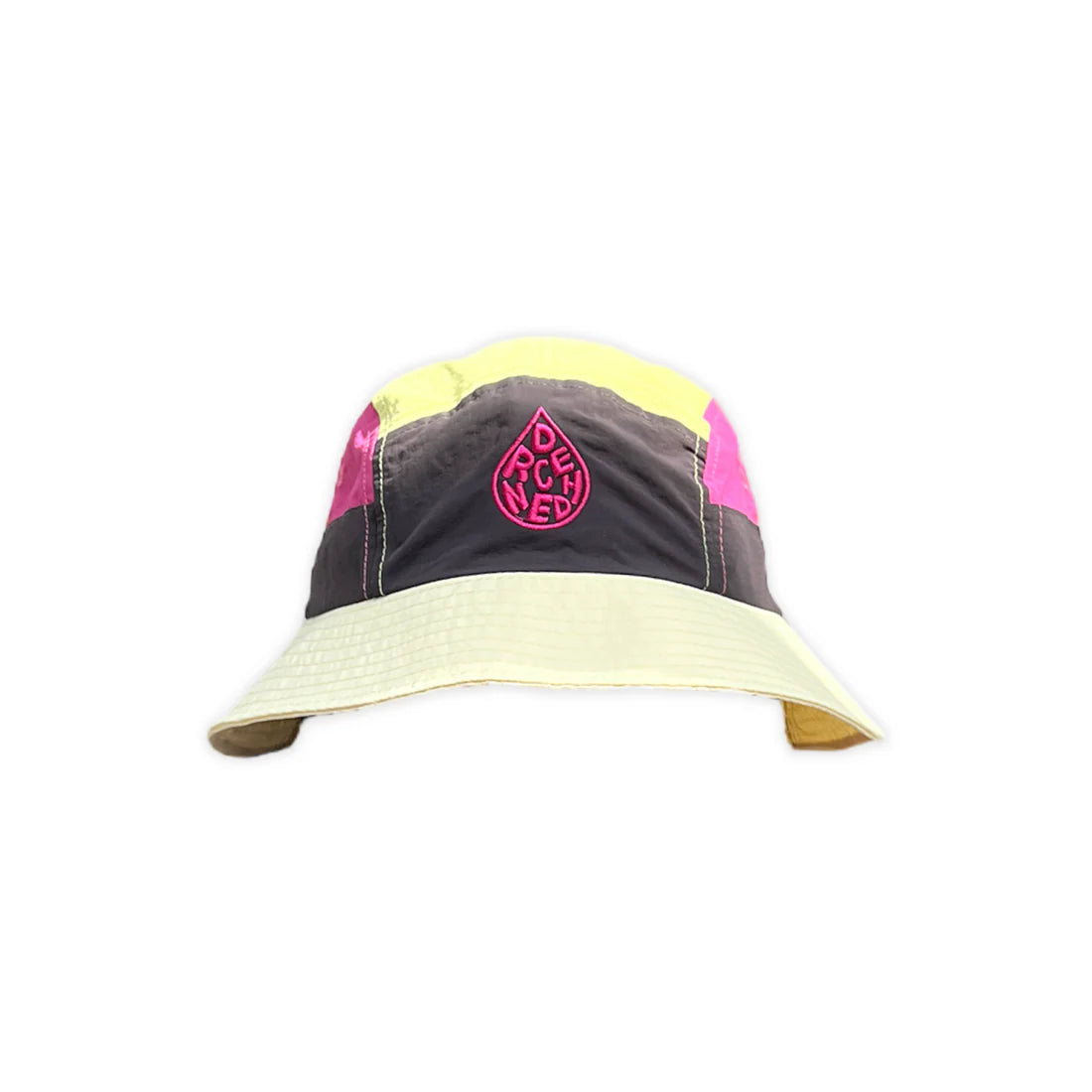 5-Panel Bucket Hat - ivory / pink