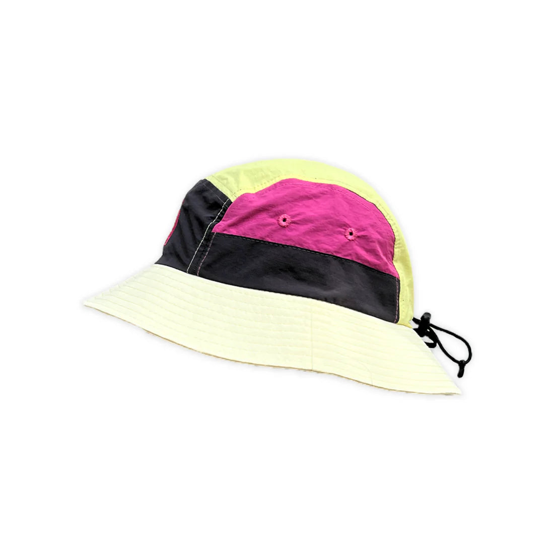 5-Panel Bucket Hat - ivory / pink