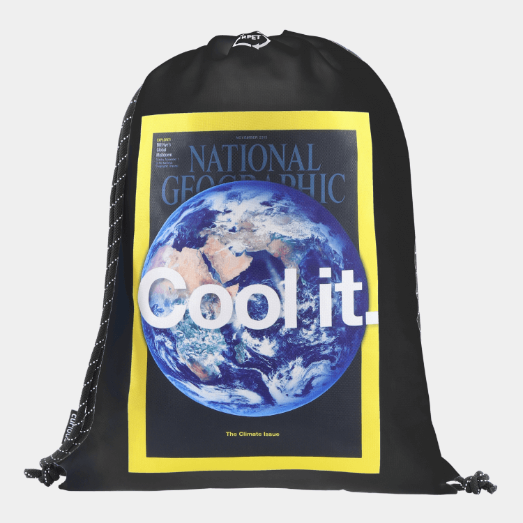 Earth Drawstring Bag
