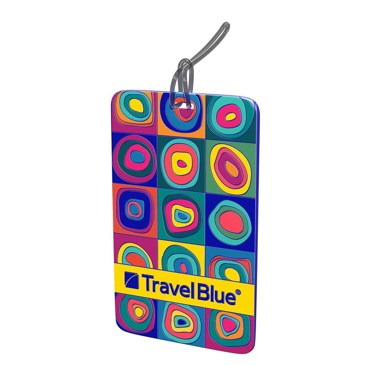 TravelBlue Squares I.D. Tag
