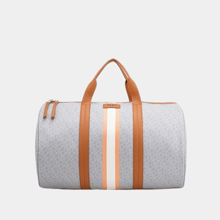 DKNY-636 Signature Stripe Duffel