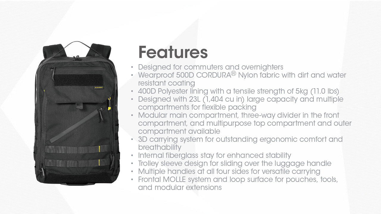 BP23 PRO Backpack - 23L Capacity