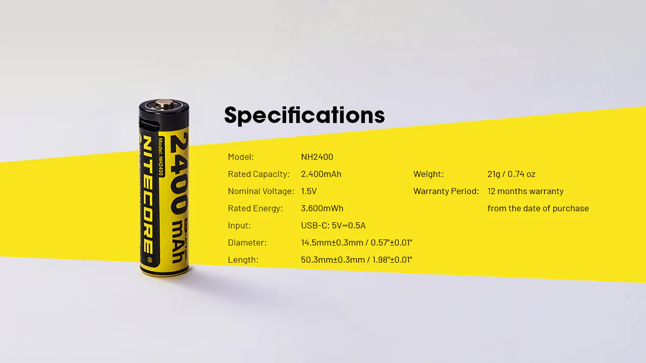 NH2400 (AA - 2400mAh - 1.5V)