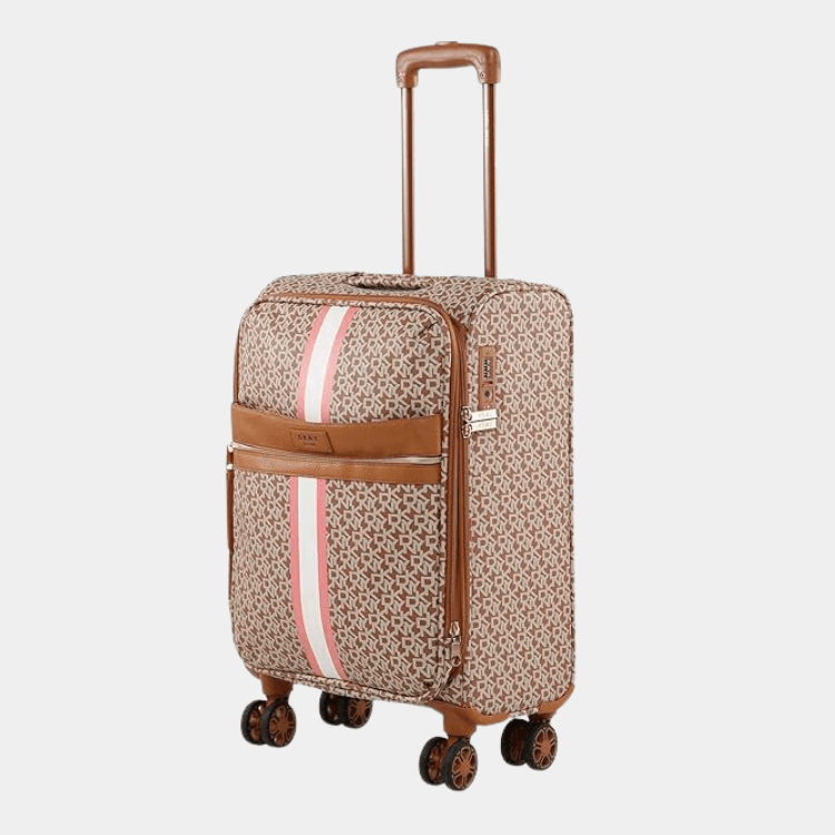 DKNY-636 Signature Stripe Luggage (Cabin)