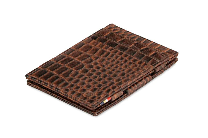 Garzini Essenziale Magic Wallet - Croco Brown