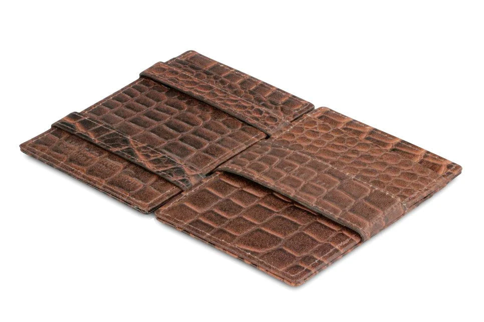 Garzini Essenziale Magic Wallet - Croco Brown