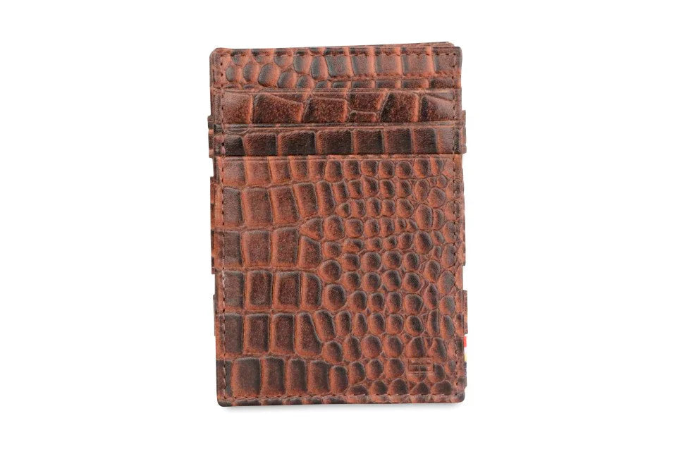 Garzini Essenziale Magic Wallet - Croco Brown