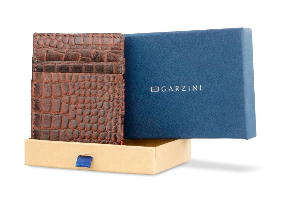 Garzini Essenziale Magic Wallet - Croco Brown