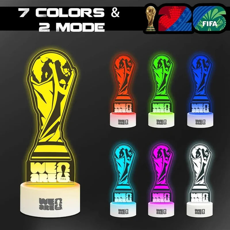 FIFA World Cup 2026 Acrylic Lamp with Changing Light