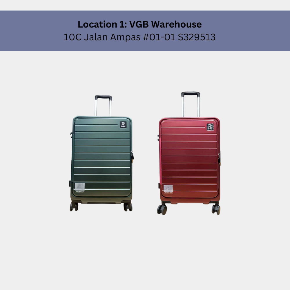 [Location 1: VGB Warehouse] Appointment for redemption of Bold Stratos Luggage