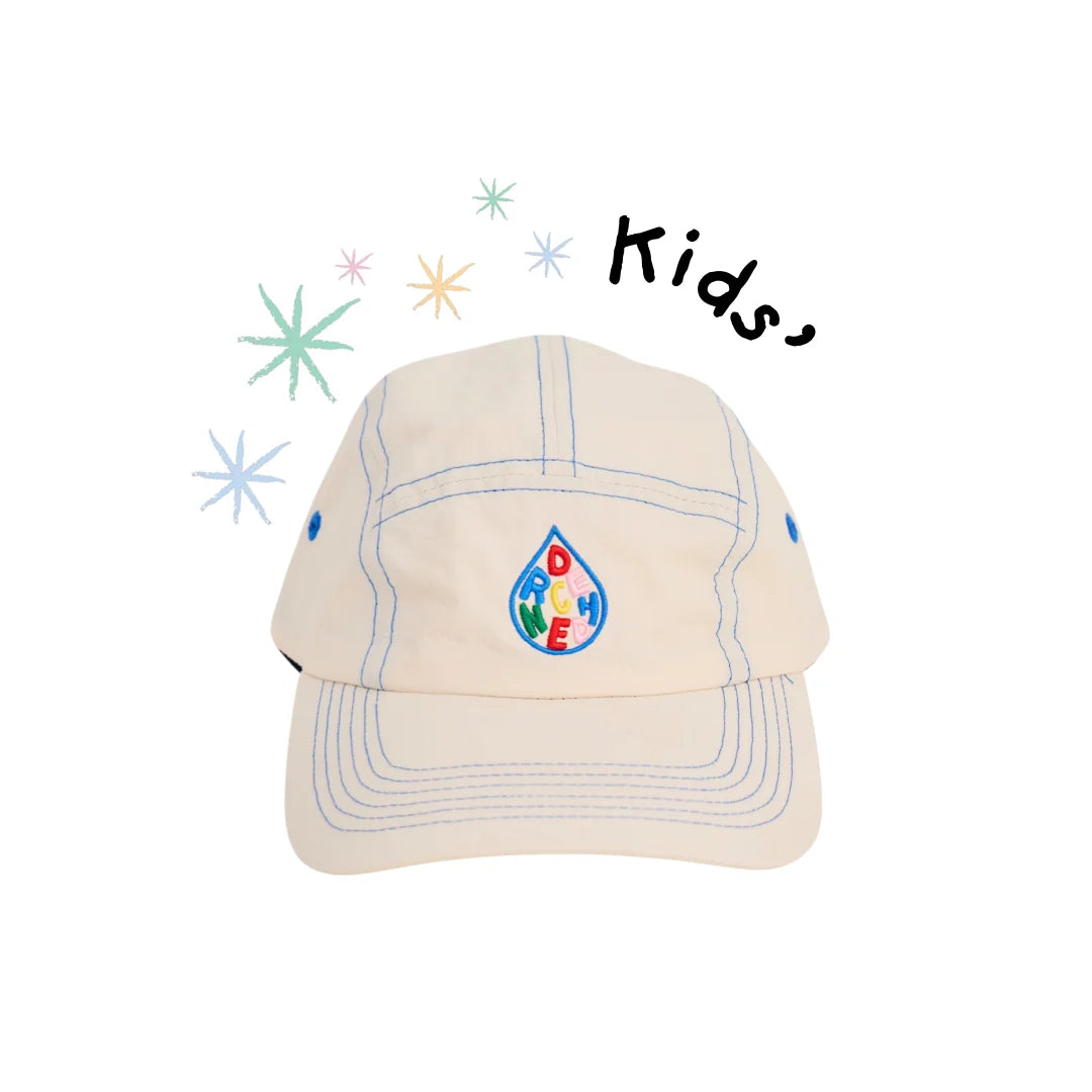 KIDS 5 Panel Cap - Vanilla
