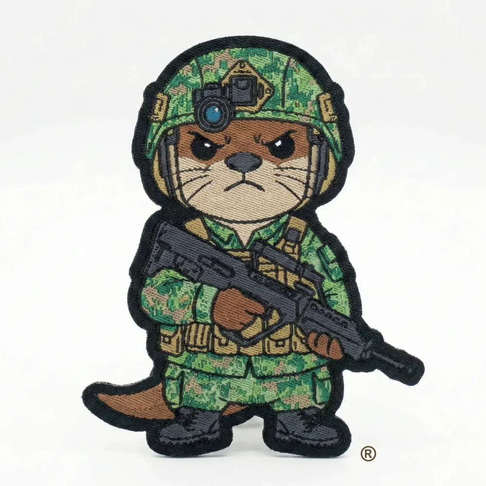 Black Stealth Iron On Patch - Warrant Officer Dobhar-chú™