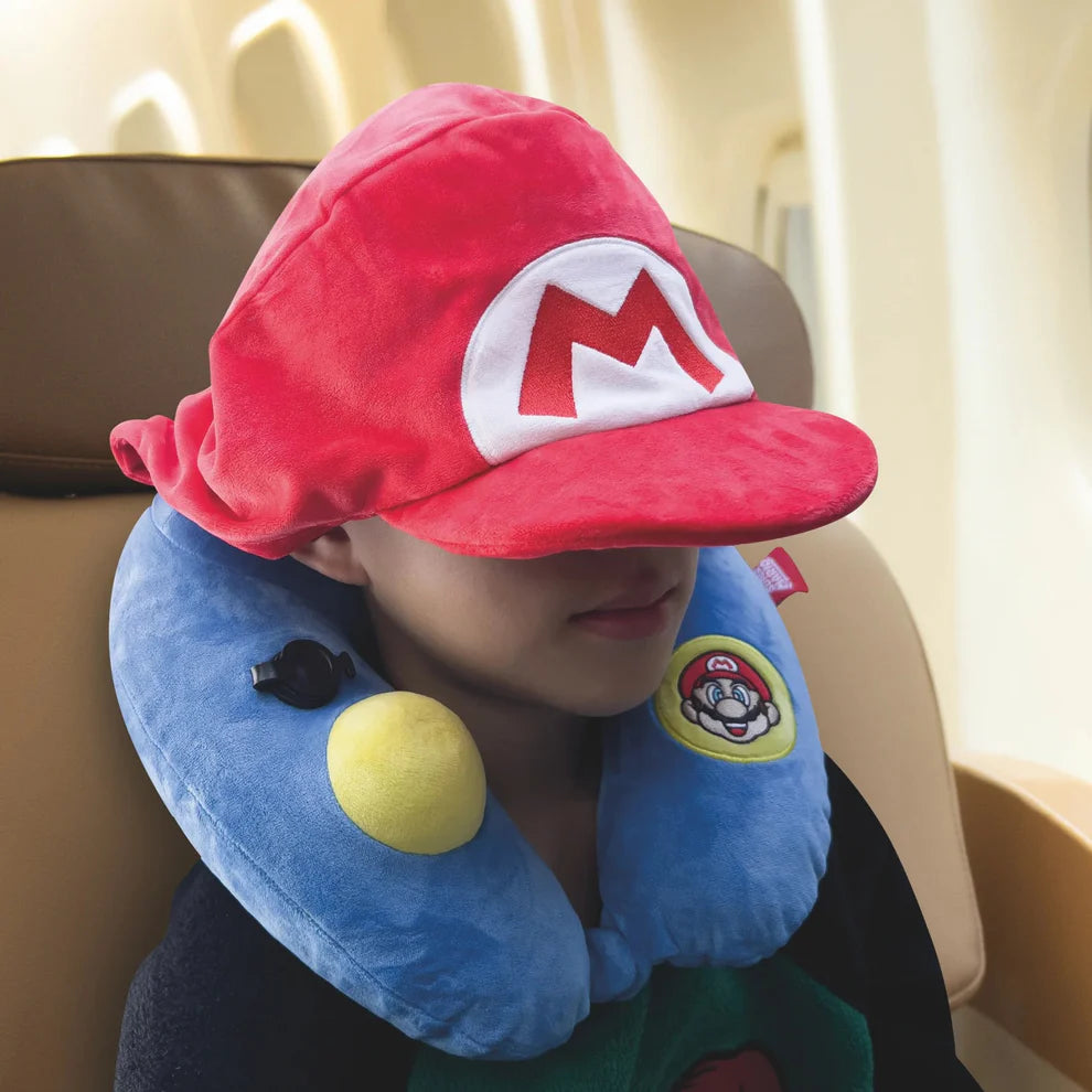 Travelmall Nintendo Super Mariod 3D Pump Pillow With Hood