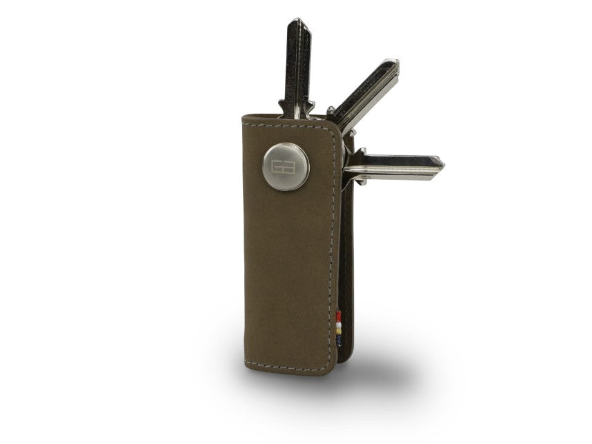 Garzini Lusso Key Holder - Metal Grey