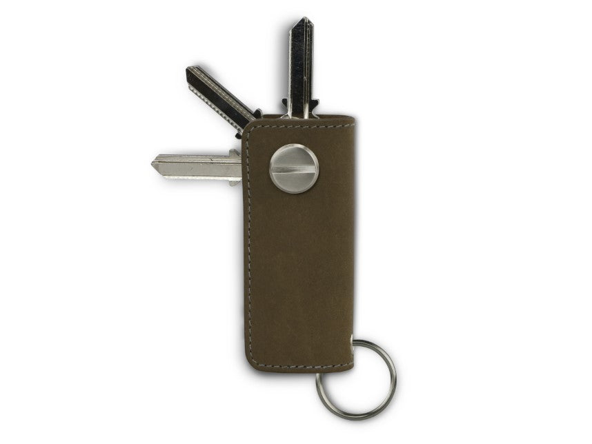 Garzini Lusso Key Holder - Metal Grey