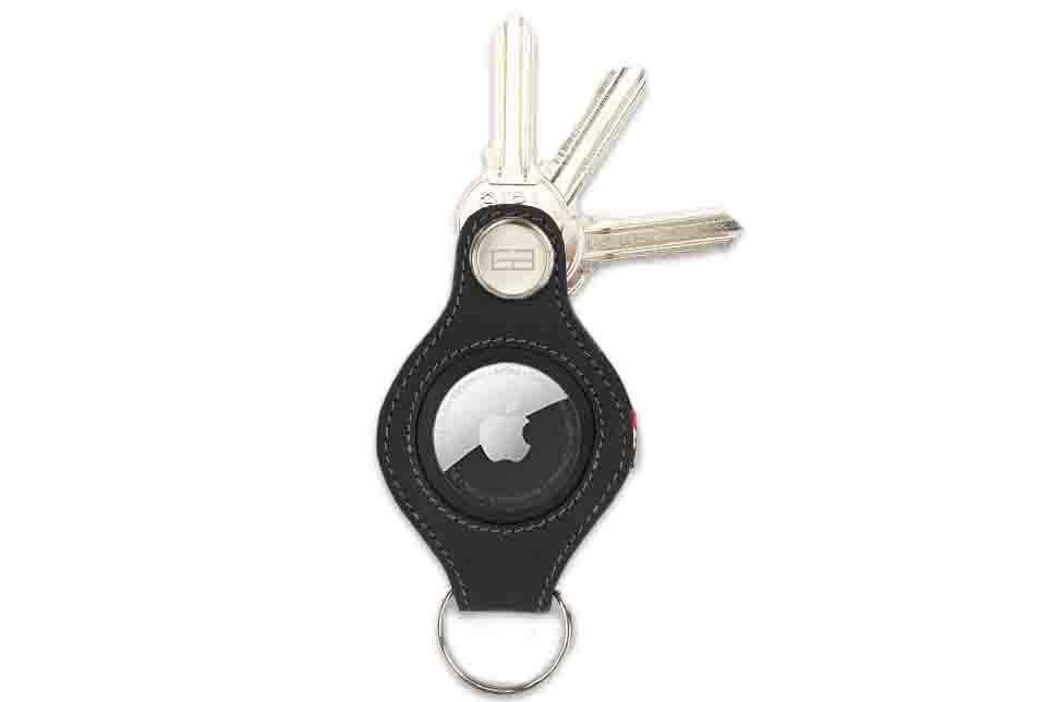 Garzini Lusso Airtag Key Holder - Carbon Black