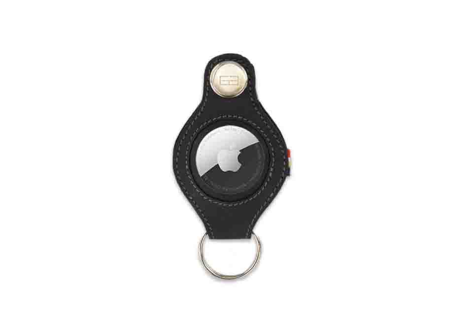 Garzini Lusso Airtag Key Holder - Carbon Black