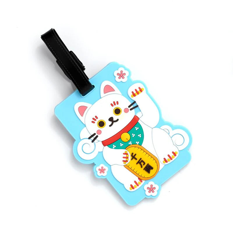 Travelmall Maneki Neko - Lucky Cat Luggage Tag