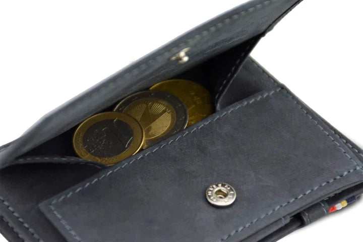 Garzini Essenziale Magic Coin Wallet - Carbon Black