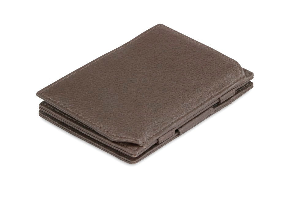 Garzini Essenziale Magic Coin Wallet - Chocolate Brown