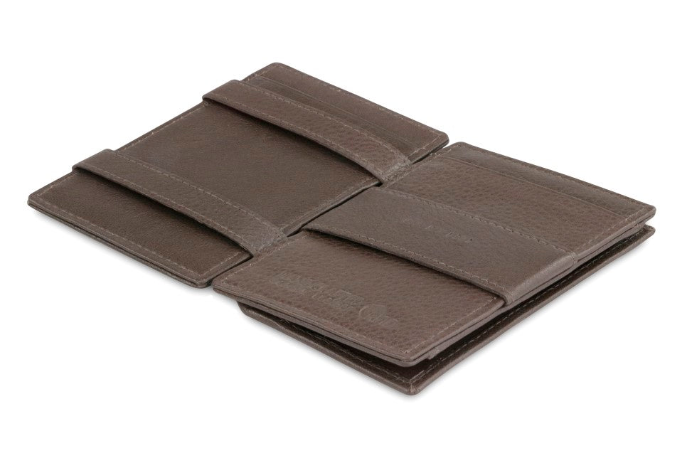 Garzini Essenziale Magic Coin Wallet - Chocolate Brown