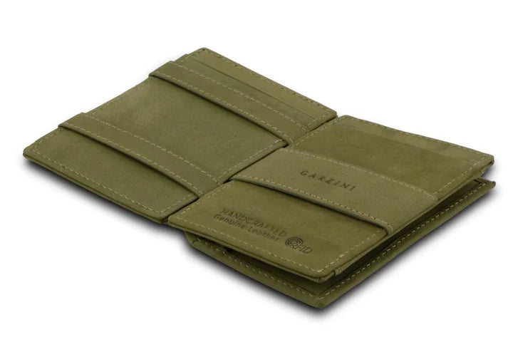 Garzini Essenziale Magic Coin Wallet - Olive Green