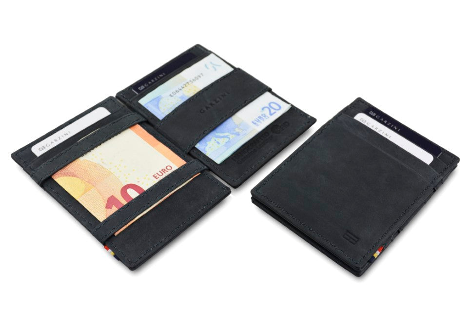 Garzini Essenziale Magic Wallet - Carbon Black