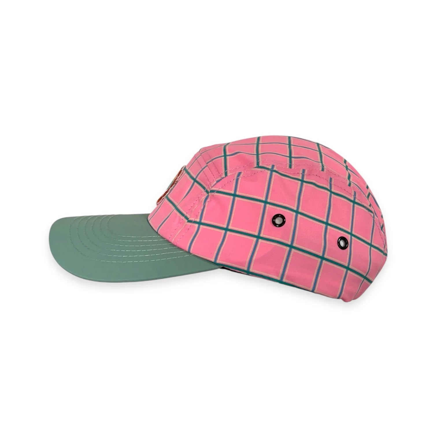 5 Panel Cap - Smitten By Pattern Collab Pink Palm
