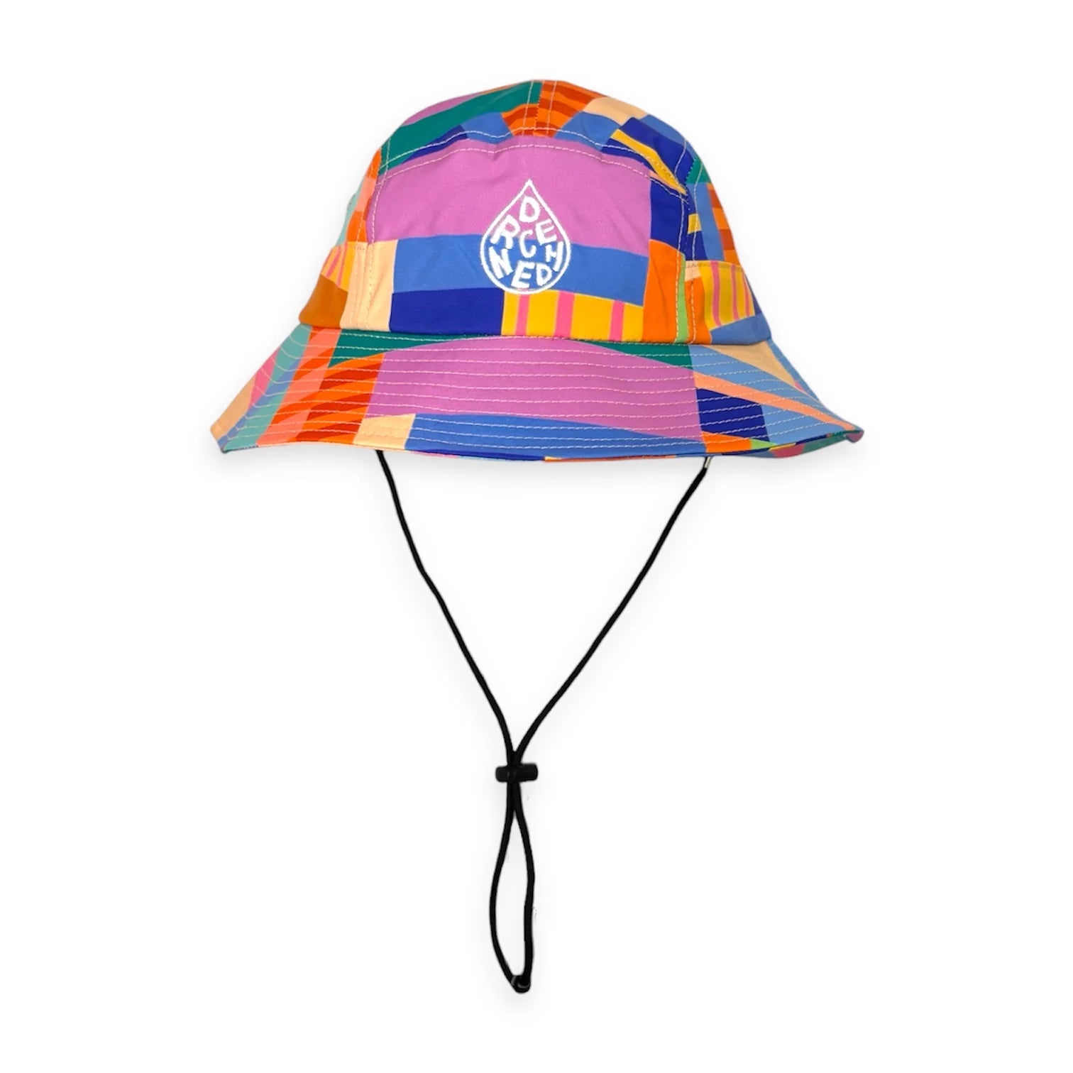5-Panel Bucket Hat - Smitten By Pattern Collab Candy Grid