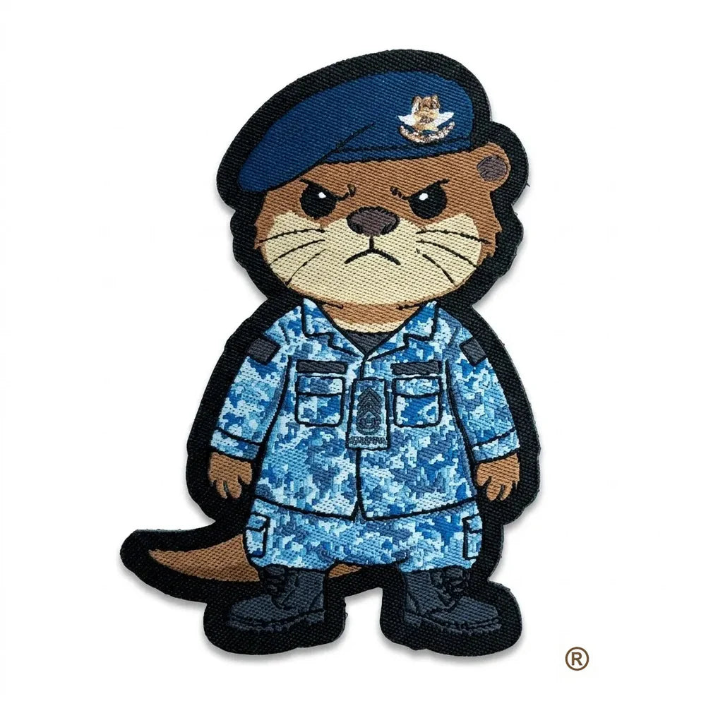 Black Stealth Iron On Patch - Warrant Officer Dobhar-chú™
