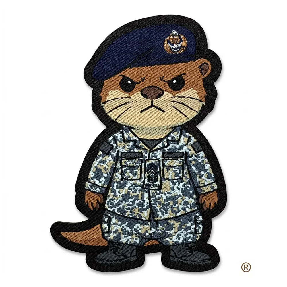 Black Stealth Iron On Patch - Warrant Officer Dobhar-chú™