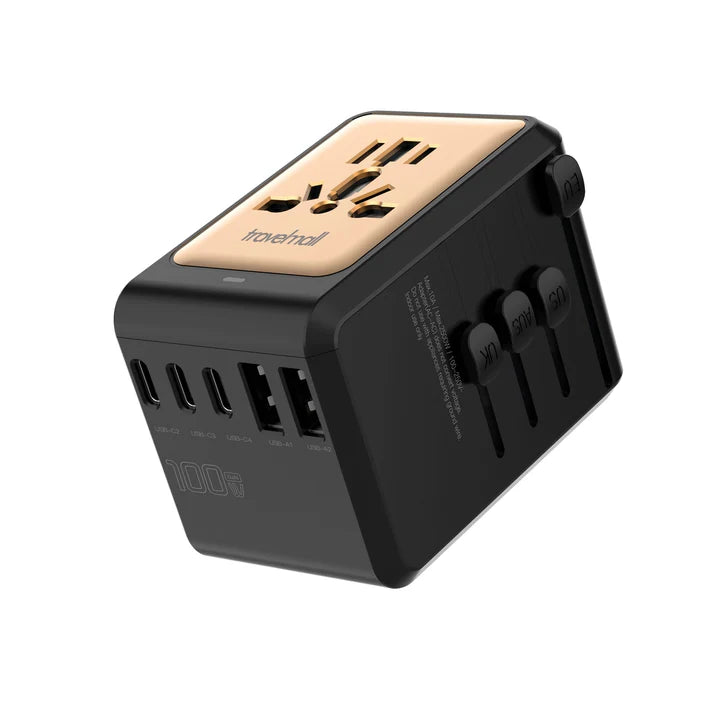 Travelmall GaN 100W PD High Performance 6 USB Travel Adaptor