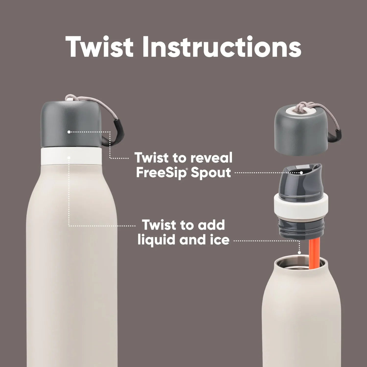 Owala Freesip Twist Stainless Steel