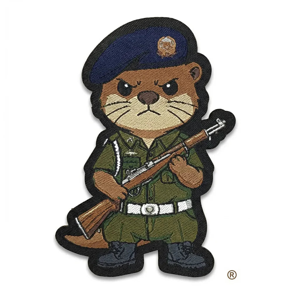 Black Stealth Iron On Patch - Warrant Officer Dobhar-chú™